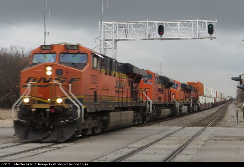 BNSF 7632 West